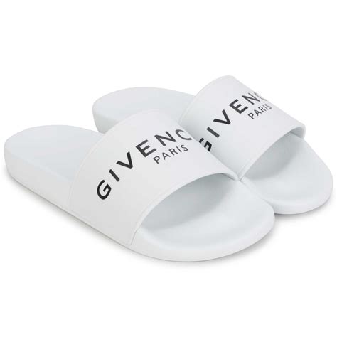 claquette givenchy femme blanche|Givenchy slides for women.